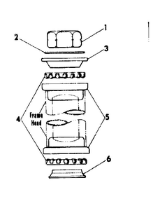Unit Parts Diagram and Parts List for 6A-H  Briggs and Stratton Engine